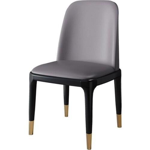 Nordic Family Dining Chair Modern Simple Restaurant Solid Wood Chair Back Bedroom Dressing Net Red Light Luxury Dining Chair