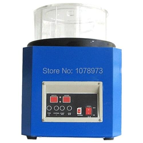 New Arrival Large Capacity 2kg Workpiece Jewelry Making Machine Magnetic Tumbler Gold Silver Polishing Machine 1 piece/lot