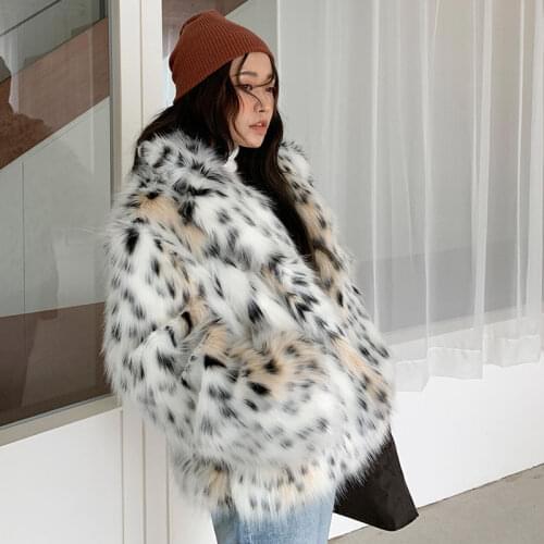 Obrix Female Faux Fur Coat Wide Waisted Full Sleeve Casual Trendy Streetwear Fashion Fur Coat For Women