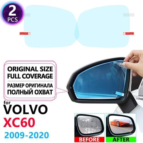 Full Cover Anti Fog Rainproof Film Rearview for VOLVO XC60 2009~2019 RDesign Car Stickers Films Accessories 2010 2013 2015 2018