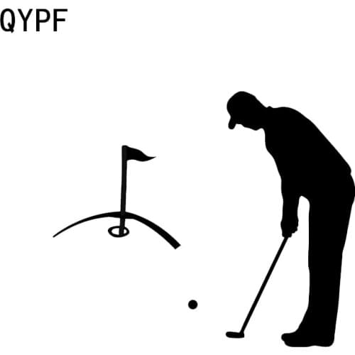 QYPF 14.1*12CM Mysterious Golf Decor Graphic Car Modelling Sticker Vinyl Extreme Movement Graphic C16-1499
