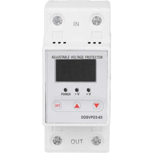 Adjustable Self Recovery Automatic Reset Voltage Protection Device Voltage Protector 220V