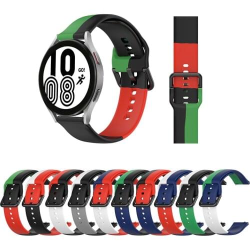 20mm Universal Band for Samsung Galaxy Watch 4 44mm 40mm Smart Watchband Strap Sport Bracelet for Galaxy Watch 4 Classic 42 46mm