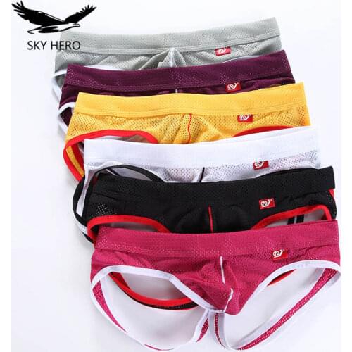 SKY HERO Men's Transparent Briefs