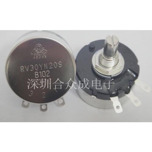 TOCOS TOKYO RV30 RV30YN RV30YN20S B203 20K B20K RV30YN20SB203 potentiometer single lap shaft 20mm switch