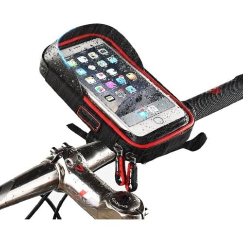 Cycling Bag Mobile Phone Touch Screen Bag Waterproof Navigatio Bicycle Front Beam Bag Road Saddle Bag Outdoor Product