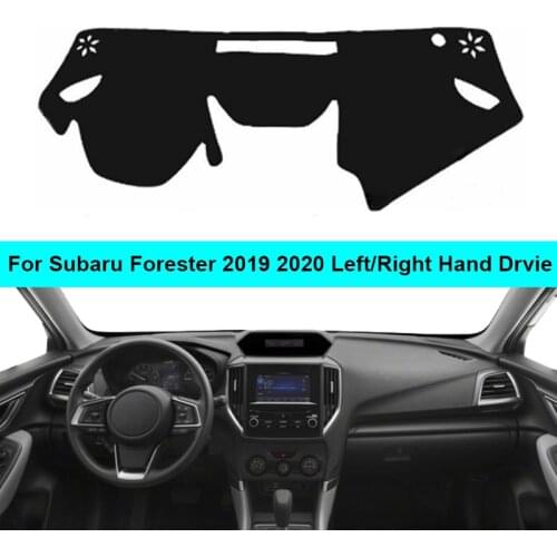 Car Inner Dashboard Cover Dash Mat Carpet Cape Cushion For Subaru Forester 2019 2020 Car Styling Anti-sun Sun Shade