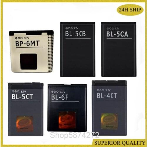 High Capacity Battery BL-6F BL-5CB BL-5CA BL-4CT BL-5CT BP-6MT For Nokia Bl 6F 5CB 5CA 5CT 4CT BP 6MT Batteries Battery
