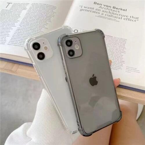 Camera Lens Silicone Protection Phone Case For iPhone 12 11 Pro Max X Xr Xs 7 8 6s Plus SE 2020 12 Mini Case Silicone Back Cover
