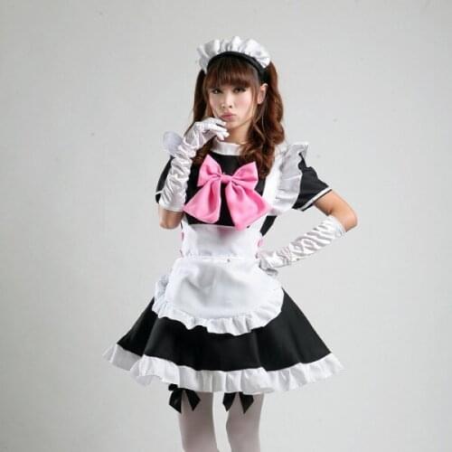 Shanghai Story High quality new women girl anime cosplay costume Lolita dress japanese Maid Costumes Coffee shop Uniforms set