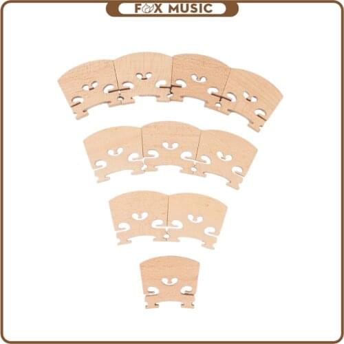 10PCS Violin 1/4 Bridge Violin Accessories Maple Wood Regular Acoustic New Set