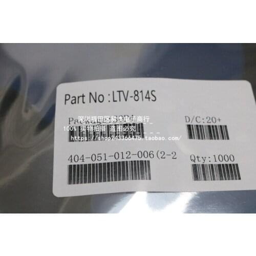 100 pçs/lote LTV-814S-A PC814 PC814A EL814A EL814 DIP4/SOP4 original genuíno