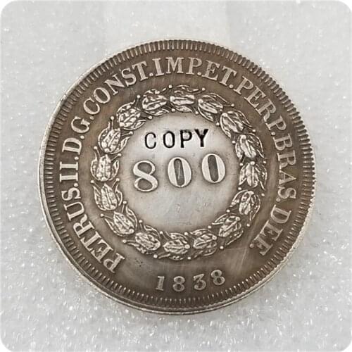 1838 Brazil 800 Reis COPY COIN