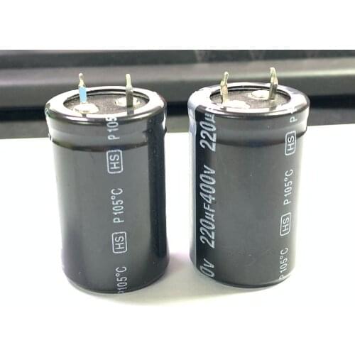 2Pcs/Lot/ 400V 220UF 400V 220UF size 25*40 25X40 electrolytic HSW221M2G040M JAMICON