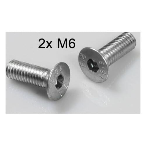 2x M6 Tripod / Monopod / Monopod / Ballhead / Camera Screws / Quick Release QR