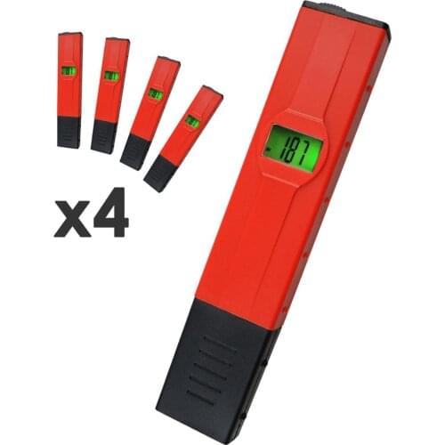 4 pieces xPen-type Redox Meter -1999mV~1999mV Millivolts Backlight LCD Pool Aquarium ORP Digital Water Quality Tester lot of 4