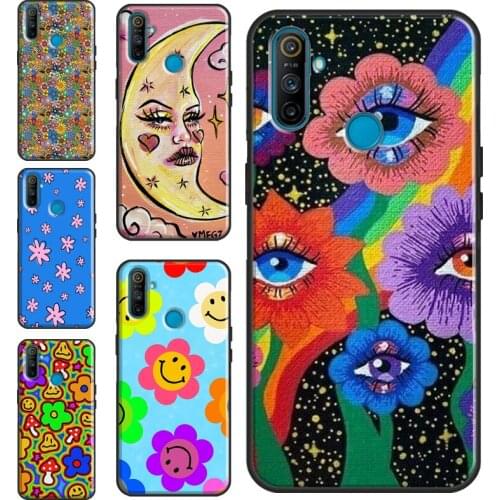 Y2K Indie Aesthetic Case For OnePlus 8 Pro 9 Pro Nord 7T 8T 9R Cover For Realme C21 C15 C11 C3 GT Q3 6 7 8 Pro