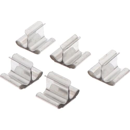 50Pcs/lot Wood Candle Wicks Base Clip Iron Candles Making DIY for Wicks Materials Holder Stand Handmade Kit 16*12*10mm