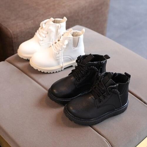 Kids Boots 2021 Autumn Winter Children Fashion Short Boots Baby Shoes Boys Brand Ankle Boot Girls Warm Shoes