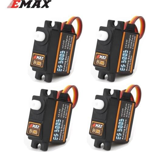 EMAX ES3003 17g 3.5kg 0.13sec 23T Plastic Gear Analog Servo For RC Airplane ES3103 Upgrade