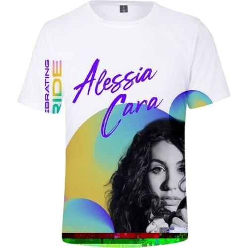 Alessia Cara 3D Prints T-shirts Women Men Fashion Summer Short Sleeve Tshirts Hot Sale Casual Streetwear Clothes