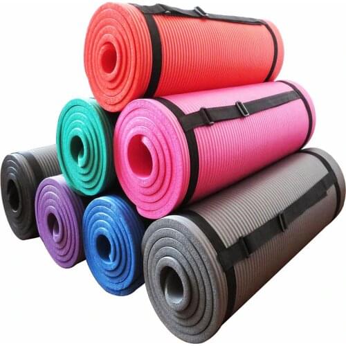 Yoga Mat Multi-purpose 183*61*1.5 Ultra-thick High-density Anti-tear Sports Mat Exercise Mats With Strap For Fitness Gym Workout