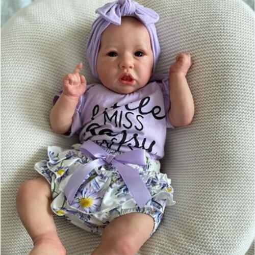 Reborn Baby Saskia Newborn Doll Kids Doll Toys Gift for Birthday and Christmas