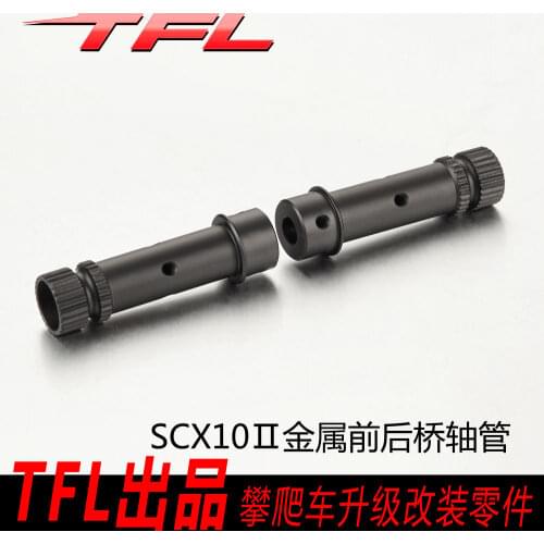 Upgraded Front & Rear Axle Tube for TFL 1/10 SCX10-II Rock Crawler RC DIY Model Car accessories TH05220-SMT6