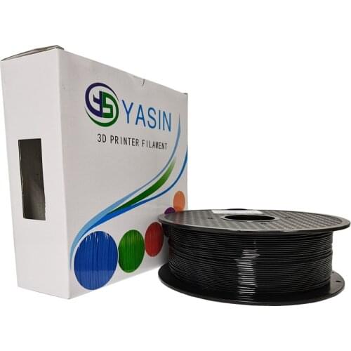 Hot Sale Filament PETG Black Color Raw Material 3D Printer Filament 1.75mm