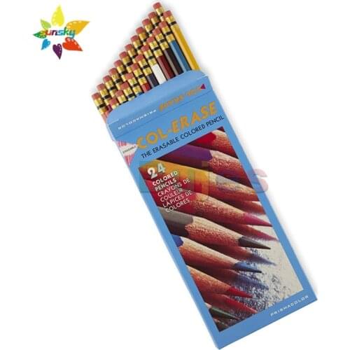 USA Sanford prismacolor original 24 color Erasable pencil drawing design illustration professional pencil set art supplies