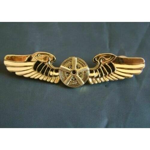 US Airforce Pilots Metal Badge Pin Wing Insignia Golden Outdoors Military armyshop2008