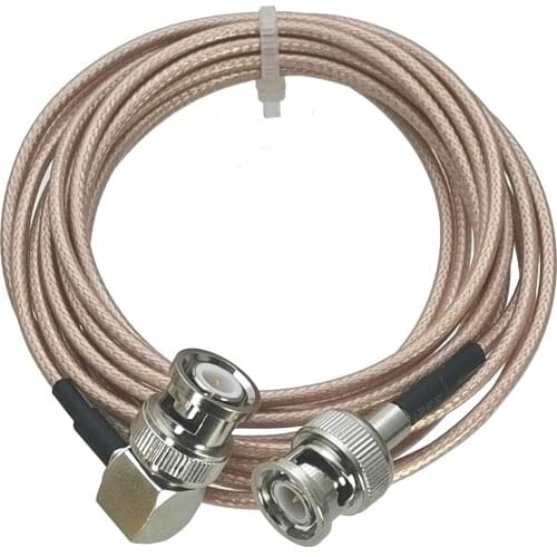 1Pcs RG316 Cable BNC Male Plug to BNC Male Plug Right angle 4inch~10M RF Coaxial Connector