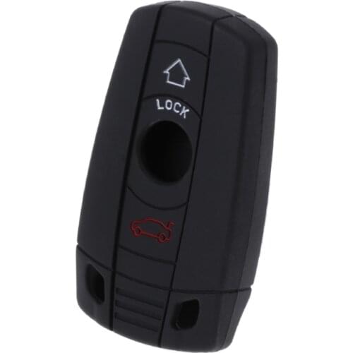 Silicone Car Remote Key Shell Fob Cover Case for bmw X1 X5 3 5 Series E90 E91 E92 E60 N84F
