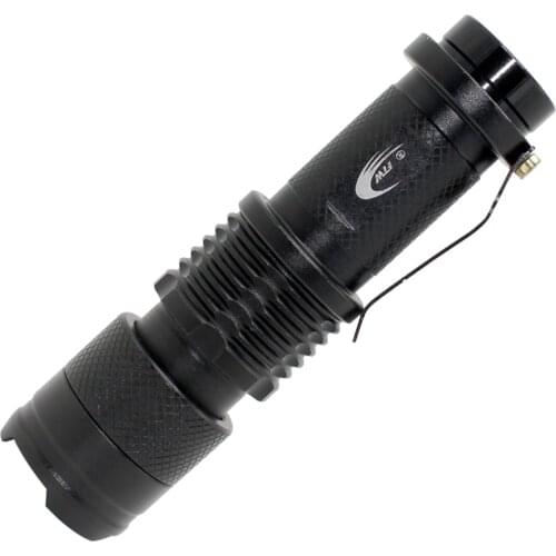 Lamp q5 led flashlight 7W high power mini zoomable 3 modes waterproof torch lamp flash light penlight 14500 /AA FL0801