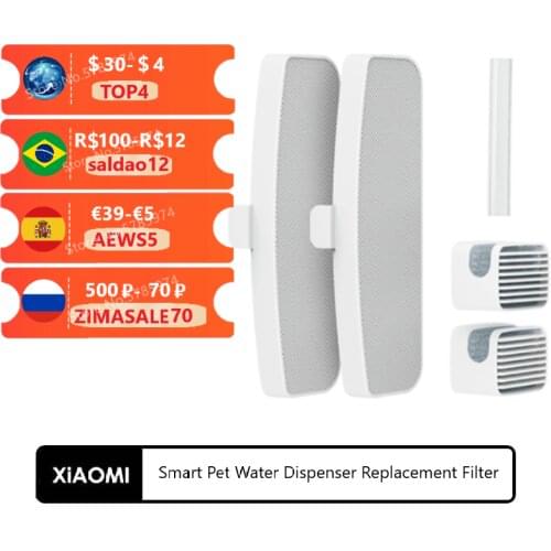 Original Xiaomi Smart Pet Water Dispenser filter set Drinking Fountain Automatic silent Water Dispenser Sterilization filter set