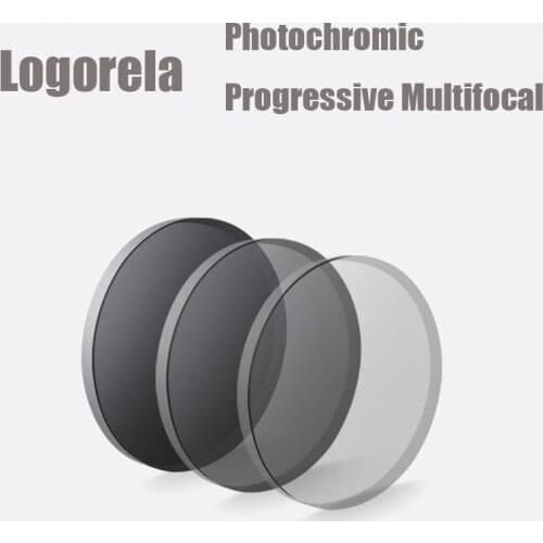 1.56 1.61 1.67 (ADD +0.75~+3.50) Photochromic Grey or Brown Progressive Multifocal Lenses Prescription Free-Form Customized Lens