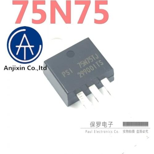 10pcs 100% orginal new FET 75N75TJ 75N75 TO-220 in stock