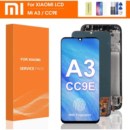 6.01" Original For Xiaomi Mi A3 lcd Display Touch Screen Digitizer Assembly Replacements Parts For Xiaomi CC9e LCD