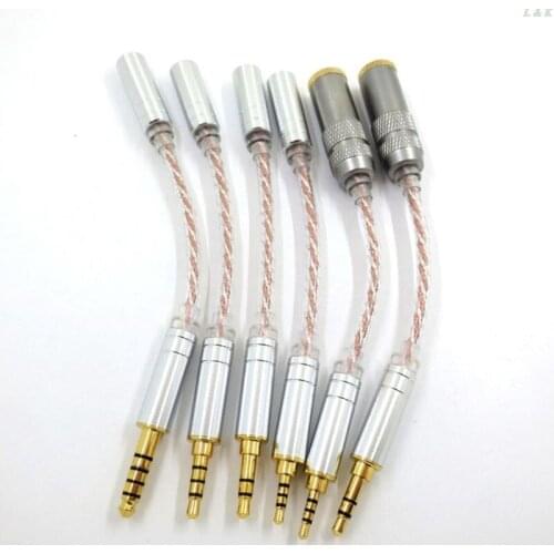 HIFI Balance Audio Cable Male 2.5mm to 3.5mm 4.4mm Female Headphone Line Adapter 667C