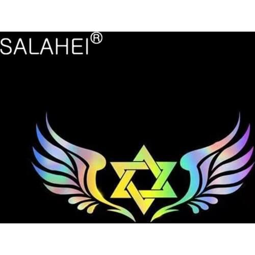 Colorful Reflective Motorcycle Car Styling Laser Sticker Covering Scratches Personality Creative Car Body Glass Decorate Sticker