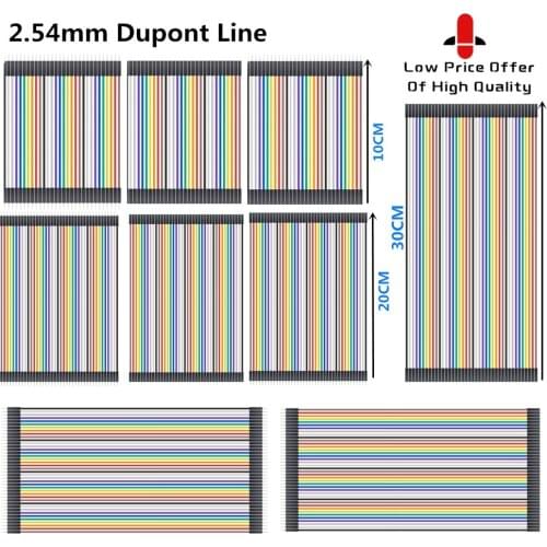 Dupont Line 10CM 20CM 30CM 40Pin Male to Male + Male to Female and Female to Female Jumper Wire Dupont Cable for Arduino DIY KIT