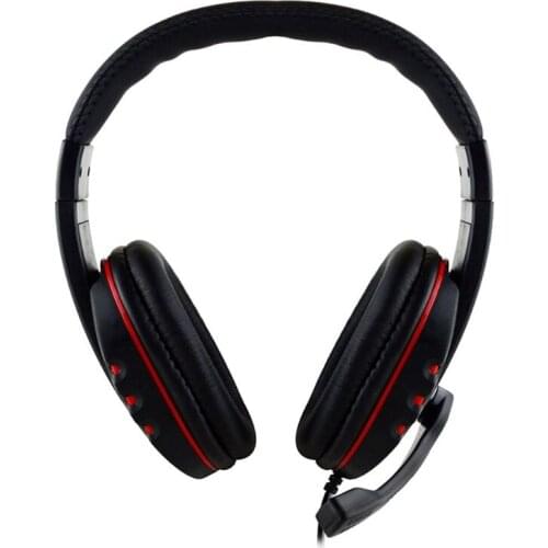 3.5mm Gaming Headset Headphone w/ Microphone Volume Control for sony ps4 4 for PC X3UB