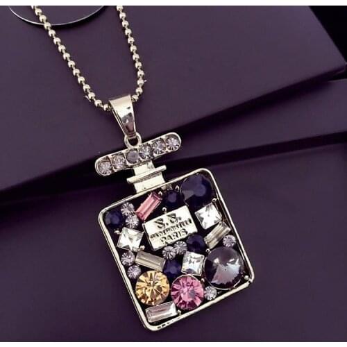 Simulated Pearl Long Necklace Tassel Sweater Necklace Women Jewelry Flower Statement Necklaces & Pendants Collier Bijoux Femme