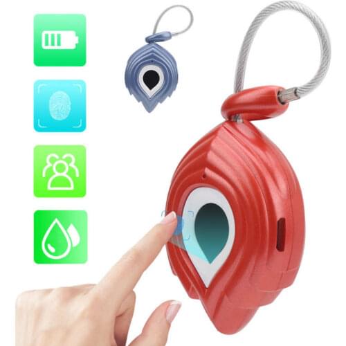 Smart Fingerprint Padlock Prying‑Resistant Anti‑Theft Lock for School Office Cabinet Drawers Suitcase