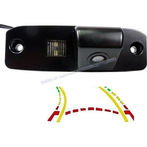 600L CCD Intelligent Dynamic Trajectory Tracks Rear View Camera For Hyundai Elantra Terracan Tucson Accent Kia Sportage