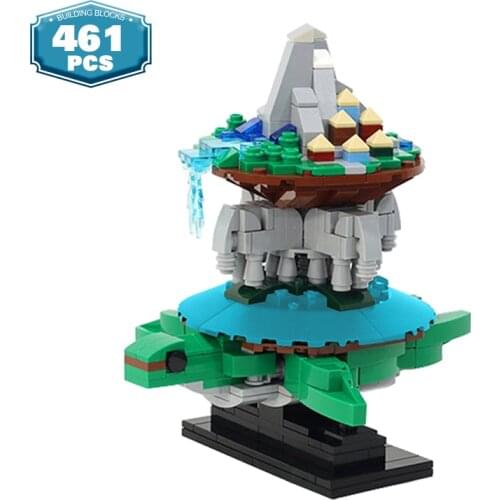 MOC Constructor World Turtle Building Blocks City Buildings Ideas Assembly Model DIY Education Toys Bricks Collection Toys
