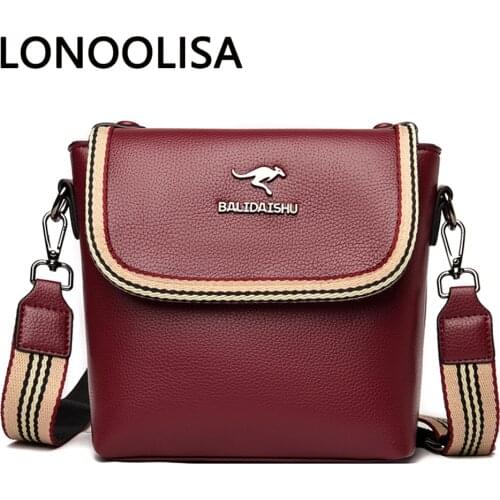 Leather Purses Shoulder Crossbody Bags for Women New Luxury Handbags Women Bags Designer High Quality Messenger Bag Sac A Main