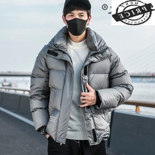 Fashion Mens Down Jacket Man Clothes 2021 Streetwear Thick Duck Down Jackets Casual Warm Down Coat Hiver Casaco LW16a6