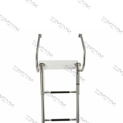 9924S2 Marine Ladder 2-section Thickened Stainless Steel Telescopic Ladder Hardware Accessories Boat Step Ladder Handrail Ladder