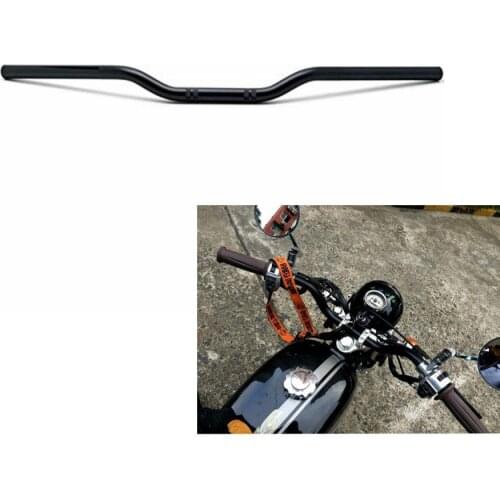 Motorcycle Handlebar Handle Bar 22mm 7/8" Motorbike Accessory Metal Retro Vintage Cafe Racer Curve Bend Custom Refit Drag Bar